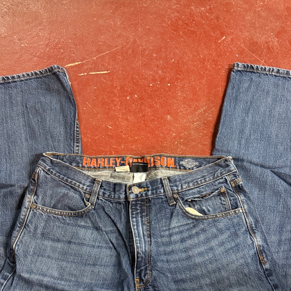Harley-Davidson Dark Blue Relaxed Men's Jeans